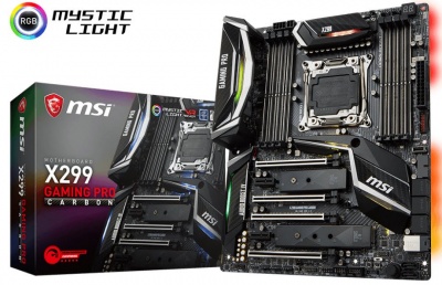 Photo of MSI X299 Gaming Pro Carbon X299 Chipset LGA 2066 Motherboard