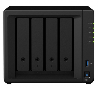Photo of Synology DS418 4-bay DiskStation NAS with 2x Gigabit LAN