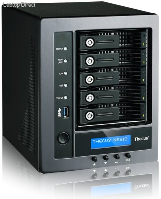 Photo of Thecus N5810 5 Bay Celeron J1900 2.0GHz Quad-Core Network Attached Drive