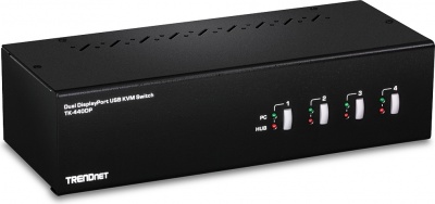 Photo of TRENDnet TK-440DP 4-Port Dual Monitor Display Port KVM Switch