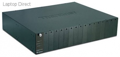 Photo of TRENDnet TFC-1600 16-Bay Fiber Converter Chassis System