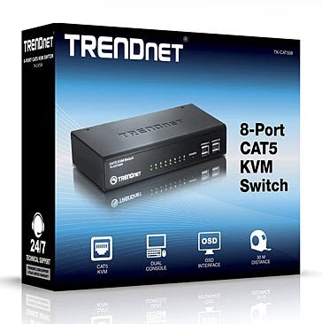 Photo of TRENDnet TK-CAT508 8-port CAT5 KVM Switch