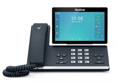 Photo of Yealink SIP-T58A Optima HD voice IP Phone with handset and colour LCD
