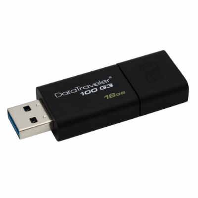 Photo of Kingston DT100G3/16GB Data Traveler 100 G3 16GB Flash Drive Black