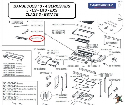 Photo of Campingaz 28mb burner for 3 - 4 Series barbecue