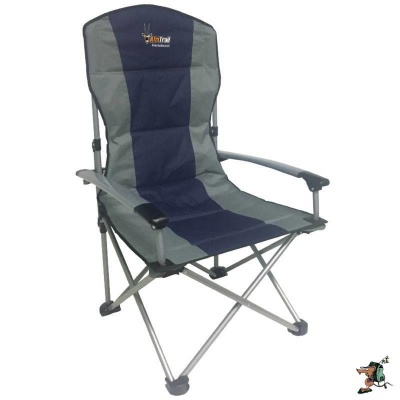 Photo of Afritrail Hartebeest highback folding chair with armrests