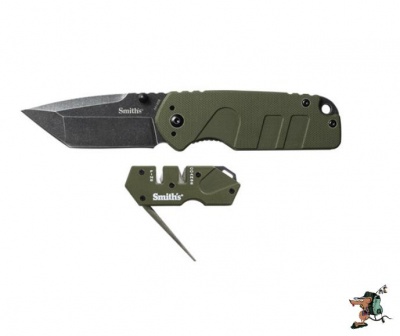 Photo of Smith's Campaign Knife & PP1 Tactical Mini Combo - OD Green
